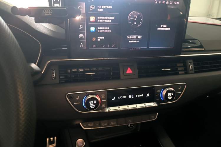 Used Audi A4L 2024 40 TFSI Luxury Dynamic Edition Audio And AC Panel