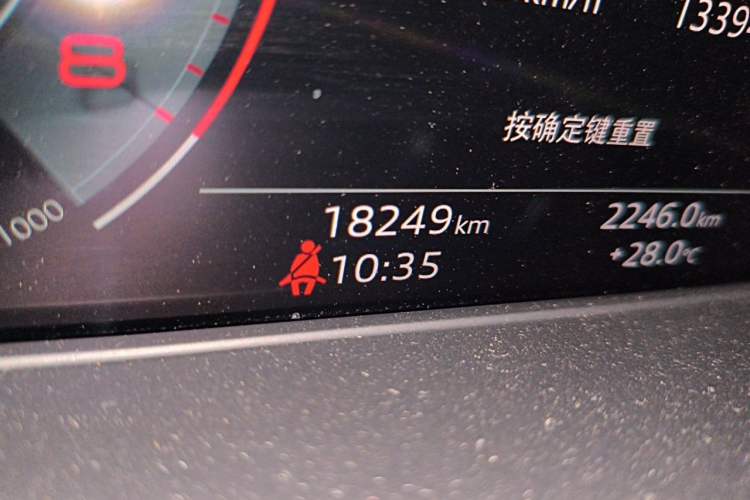 Used Audi A4L 2024 40 TFSI Luxury Dynamic Edition Odometer Close Up