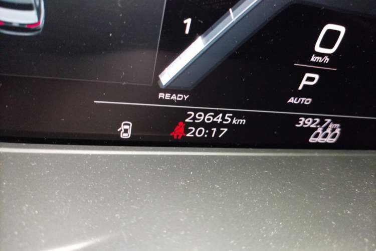 Used Audi A4L 2024 40 TFSI quattro RS Performance Package Odometer Close Up