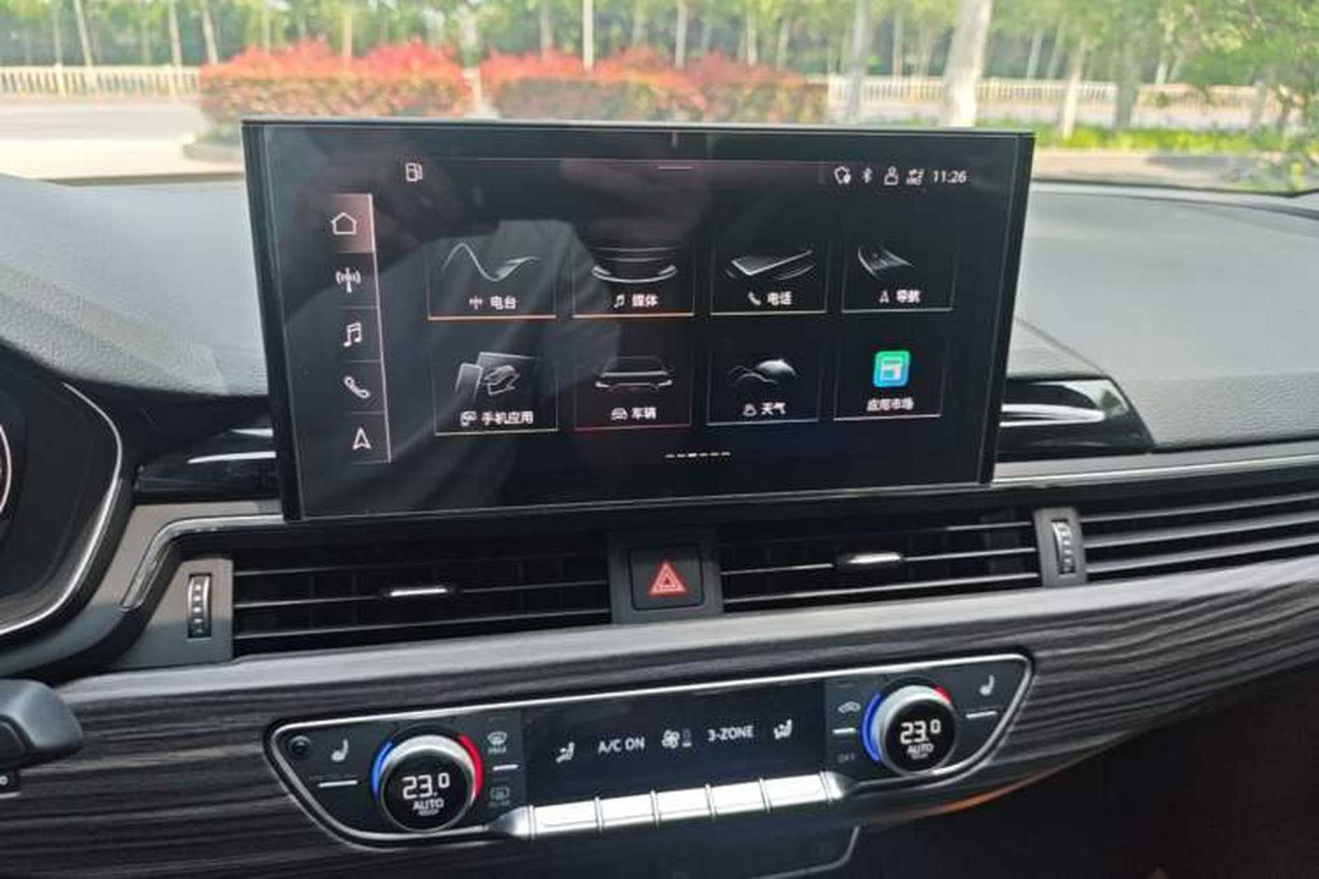 Used Audi A4L 2024 40 TFSI Luxury Dynamic Edition Audio And AC Panel
