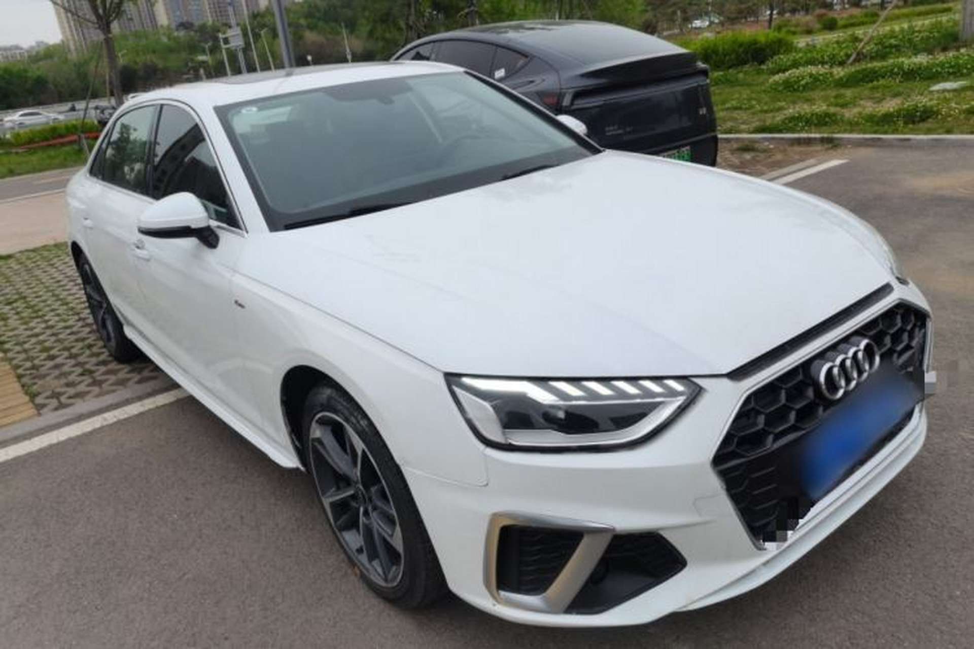 Used Audi A4L 2024 40 TFSI Fashion Dynamic Model Front Right 45 Deg