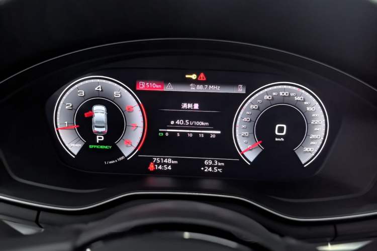 Used Audi A4L 2024 40 TFSI Fashion Dynamic Model Instrument Cluster
