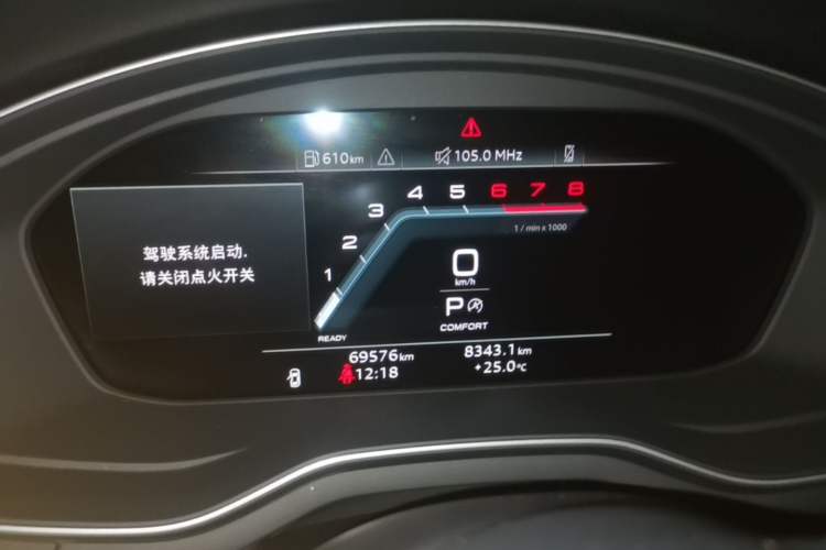 Used Audi A4L 2024 40 TFSI Fashion Dynamic Model Instrument Cluster