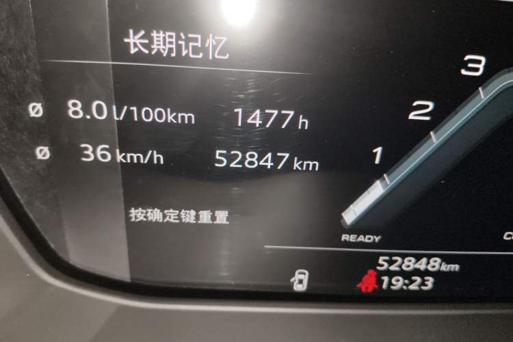 Used Audi A4L 2024 40 TFSI Luxury Dynamic Edition Odometer Close Up