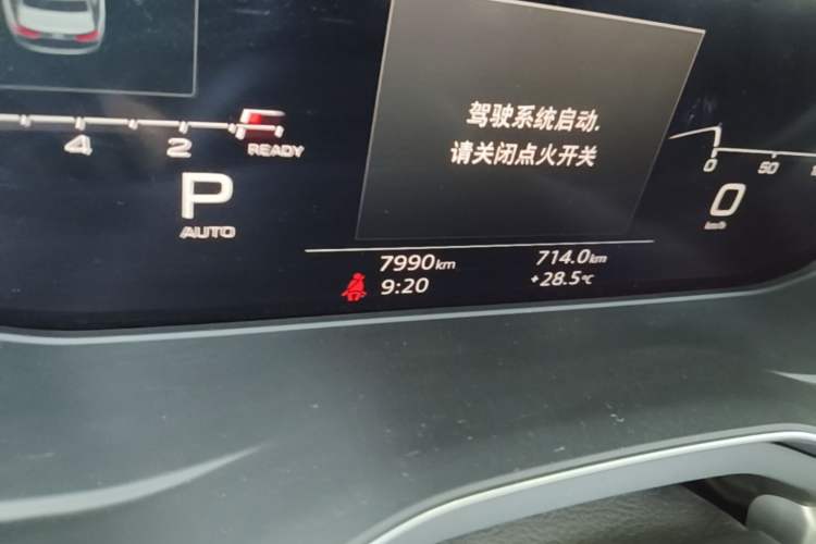 Used Audi A4L 2024 40 TFSI Fashion Dynamic Model Odometer Close Up