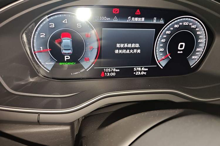 Used Audi A4L 2024 40 TFSI Luxury Dynamic Edition Odometer Close Up