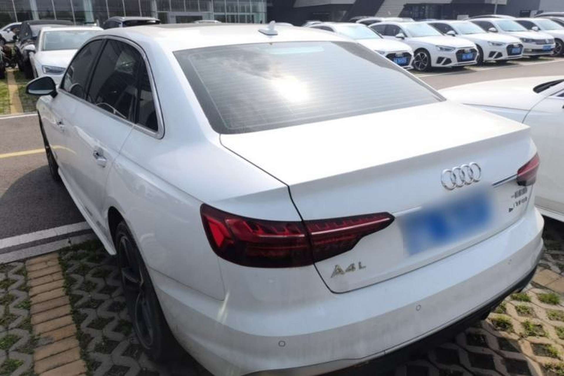 Used Audi A4L 2024 40 TFSI Fashion Dynamic Model Rear Left 45 Deg