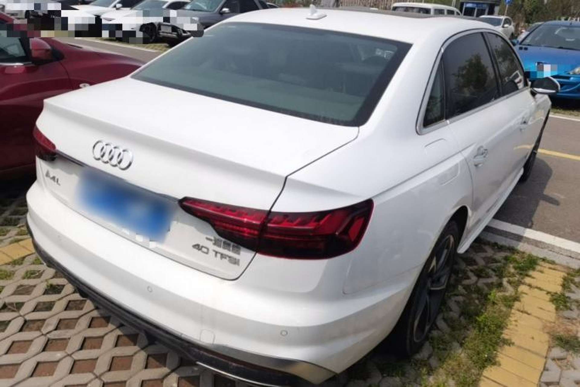 Used Audi A4L 2024 40 TFSI Fashion Dynamic Model Rear Right 45 Deg