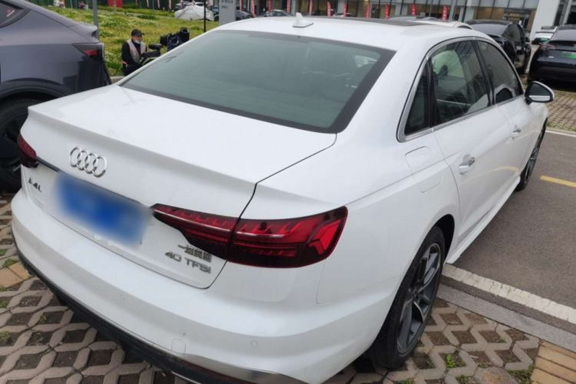 Used Audi A4L 2024 40 TFSI Fashion Dynamic Model Rear Right 45 Deg