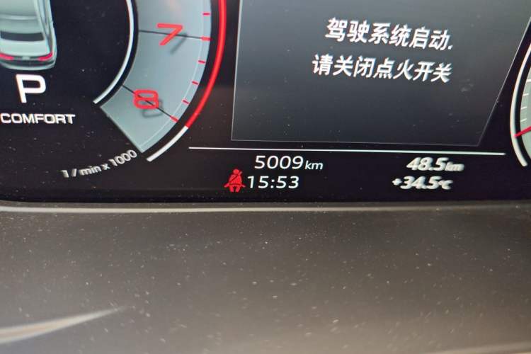 Used Audi A4L 2025 2 Million Units Enjoyment Version 40 TFSI Luxury Dynamic Edition Odometer Close Up