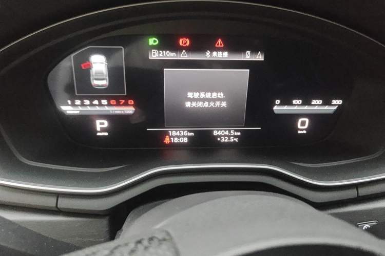 Used Audi A4L 2025 2 Million Units Enjoyment Version 40 TFSI Luxury Dynamic Edition Odometer Close Up