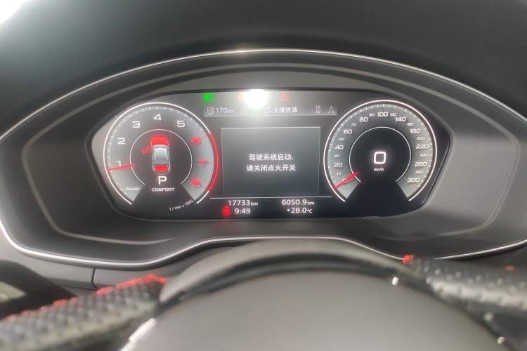 Used Audi A4L 2025 2 Million Units Enjoyment Version 40 TFSI Luxury Dynamic Edition Odometer Close Up