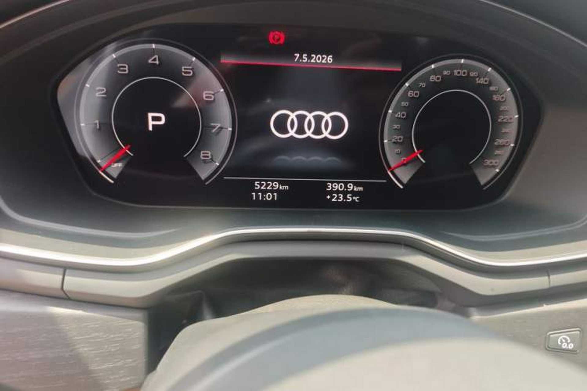 Used Audi A4L 2025 2 Million Units Enjoyment Version 40 TFSI Luxury Dynamic Edition Odometer Close Up