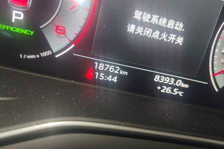 Used Audi A4L 2025 2 Million Units Enjoyment Version 40 TFSI Stylish and Dynamic Type Odometer Close Up