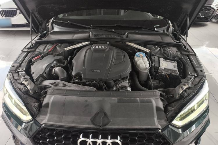 Used Audi A5 2019 Coupe 40 TFSI Fashion Edition China V Emission Standard Engine Bay