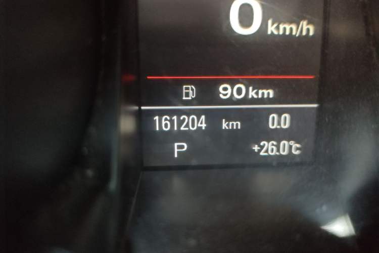 Used Audi A5 2010 2.0TFSI Sportback Comfort Model Odometer Close Up