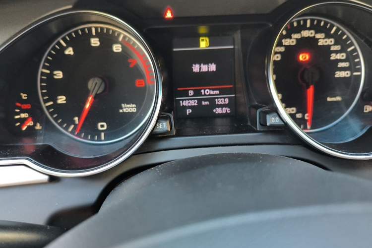Used Audi A5 2010 2.0TFSI Sportback Technology Model Odometer Close Up