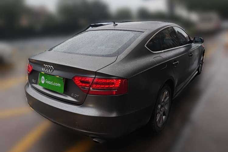 Used Audi A5 2010 2.0TFSI Sportback Technology Model Rear Right 45 Deg