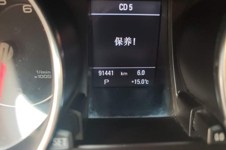 Used Audi A5 2010 2.0TFSI Coupe Odometer Close Up