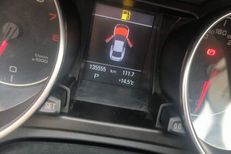 Used Audi A5 2010 2.0TFSI Coupe Odometer Close Up