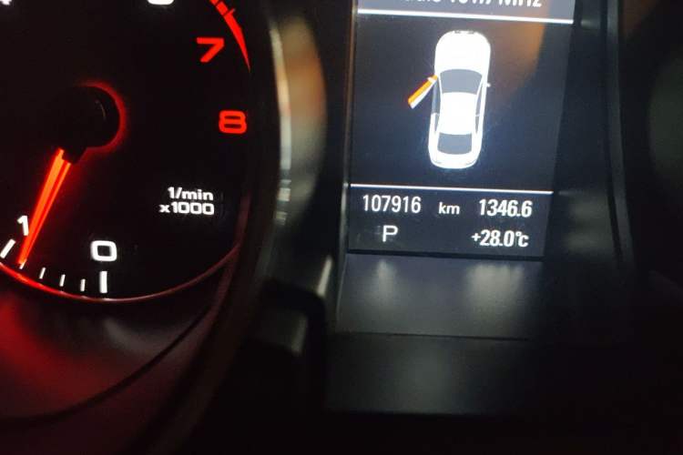 Used Audi A5 2010 2.0TFSI Coupe Odometer Close Up