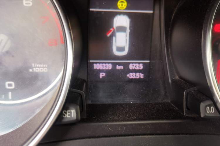 Used Audi A5 2010 2.0TFSI Sportback Technology Model Odometer Close Up
