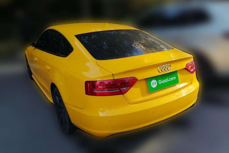 Used Audi A5 2010 2.0TFSI Sportback Technology Model Rear Left 45 Deg
