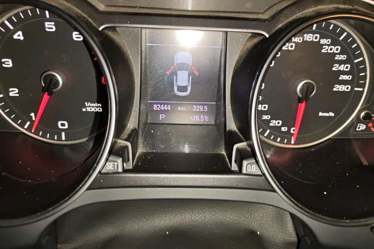 Used Audi A5 2012 2.0TFSI Sportback Odometer Close Up
