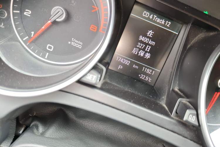 Used Audi A5 2012 2.0TFSI Sportback Odometer Close Up