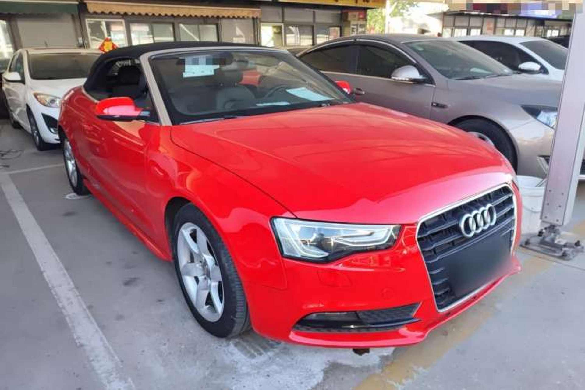 Used Audi A5 2012 2.0TFSI Cabriolet Front Right 45 Deg