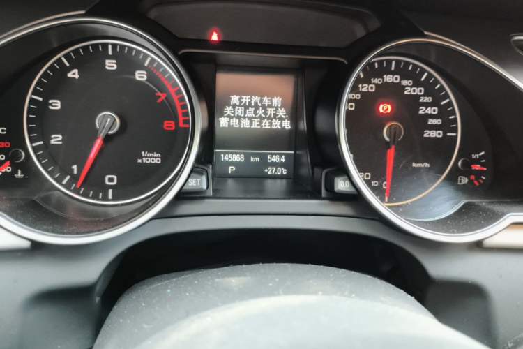 Used Audi A5 2012 2.0TFSI Sportback quattro Odometer Close Up