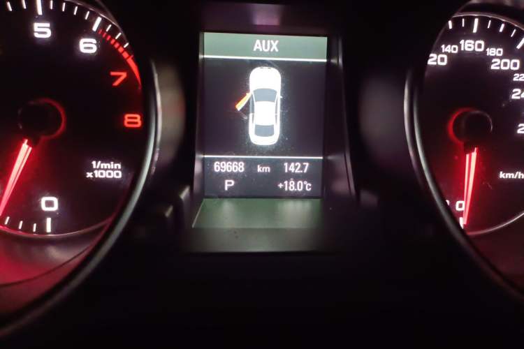 Used Audi A5 2012 2.0TFSI Coupe Odometer Close Up
