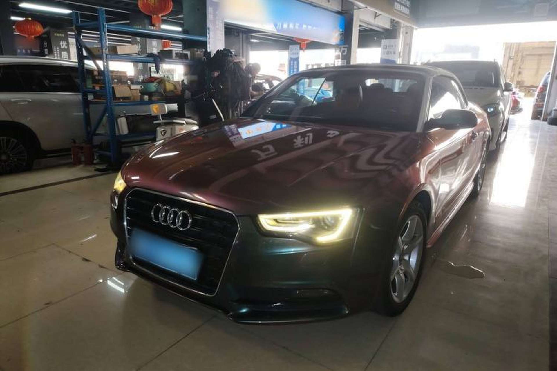 Used Audi A5 2013 Cabriolet 40 TFSI Front Left 45 Deg