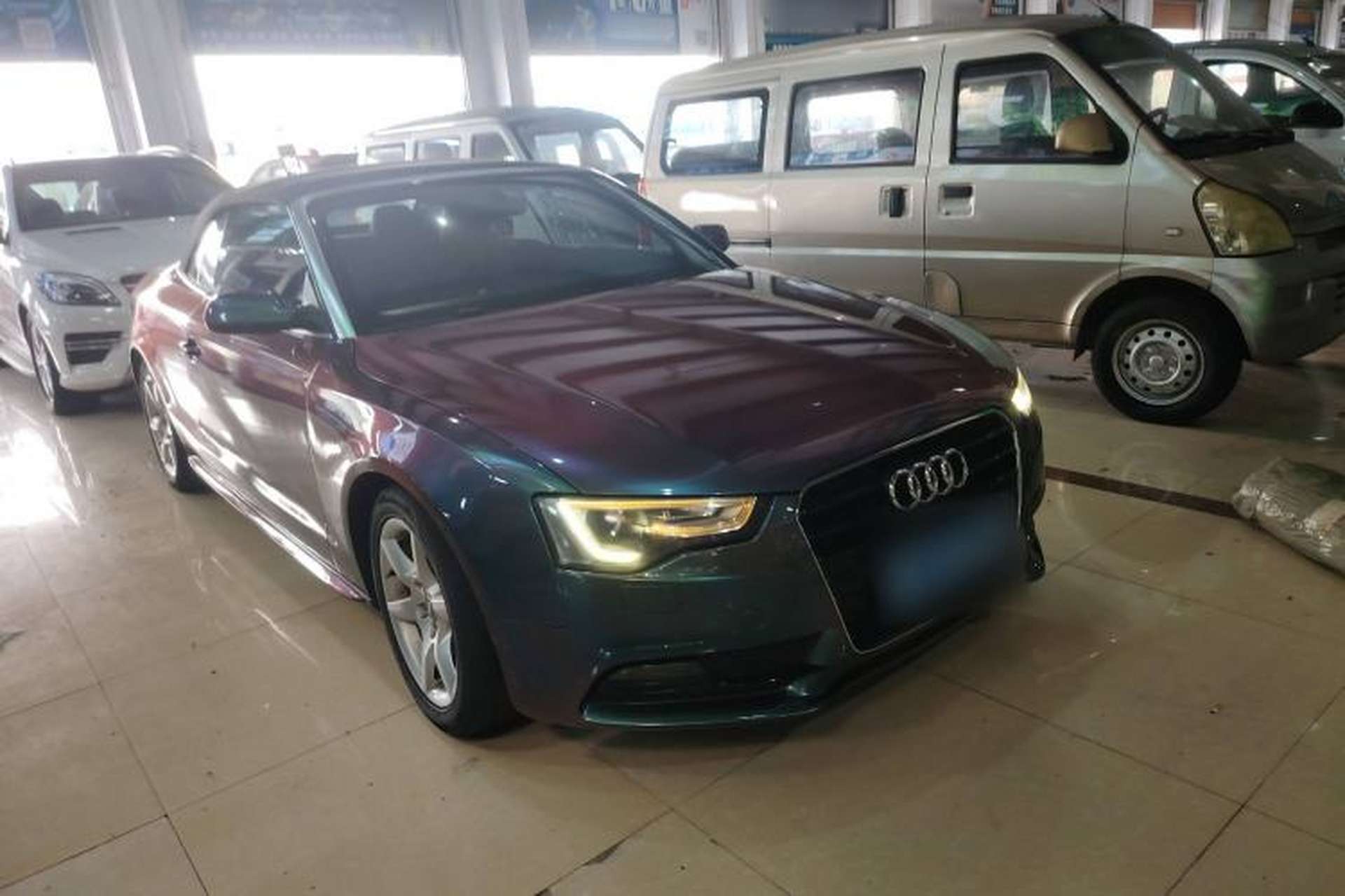 Used Audi A5 2013 Cabriolet 40 TFSI Front Right 45 Deg