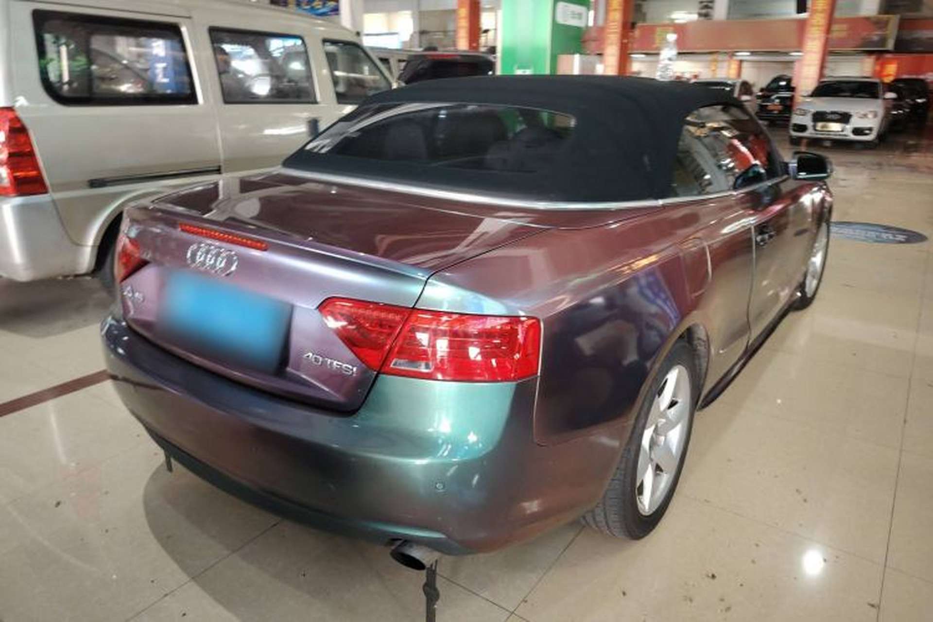 Used Audi A5 2013 Cabriolet 40 TFSI Rear Right 45 Deg