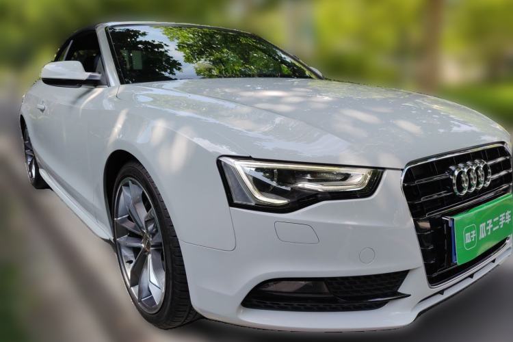 Used Audi A5 2013 Cabriolet 40 TFSI quattro Front Right 45 Deg