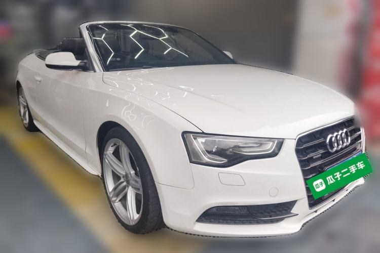 Used Audi A5 2013 Cabriolet 40 TFSI quattro Front Right 45 Deg