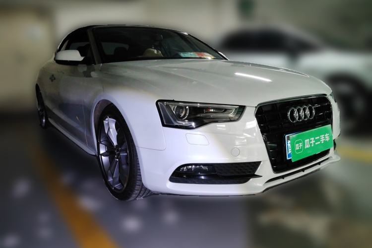 Used Audi A5 2013 Cabriolet 40 TFSI quattro Front Right 45 Deg