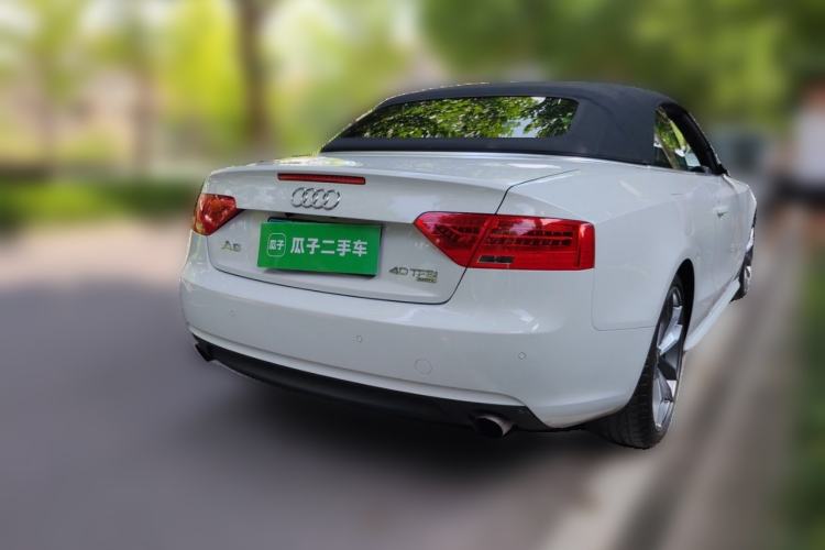 Used Audi A5 2013 Cabriolet 40 TFSI quattro Rear Right 45 Deg