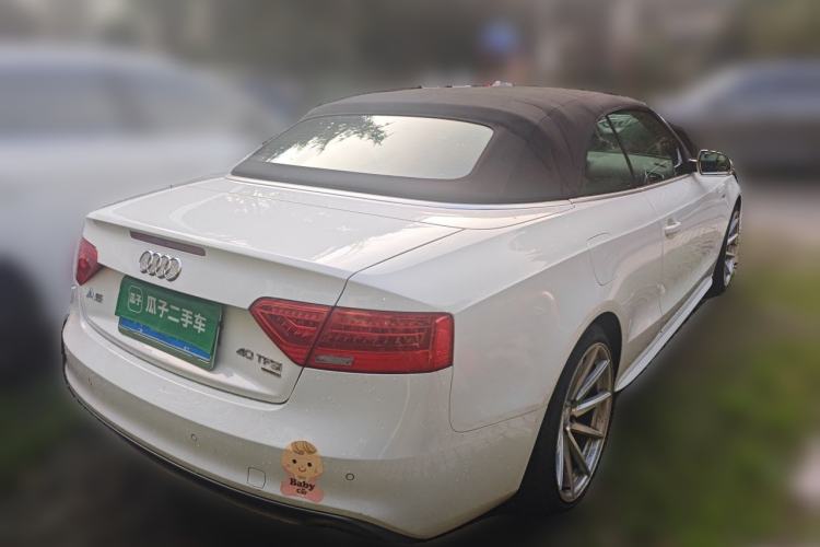 Used Audi A5 2013 Cabriolet 40 TFSI quattro Rear Right 45 Deg