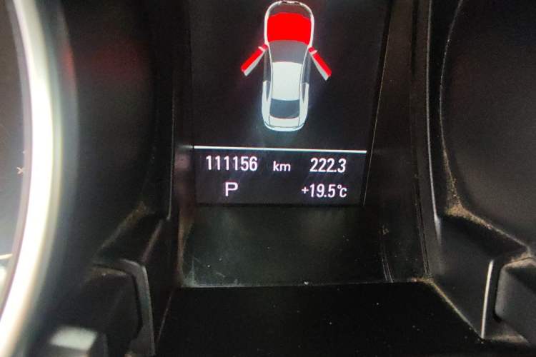 Used Audi A5 2014 Coupe 45 TFSI Odometer Close Up