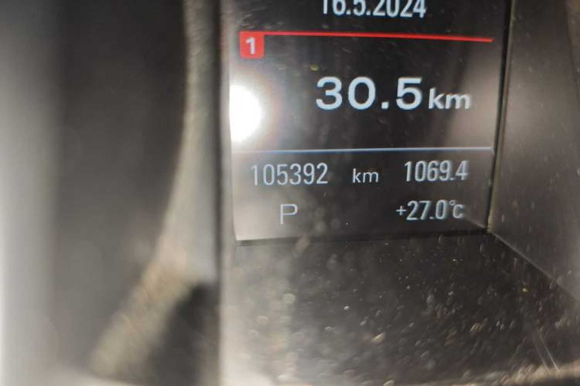 Used Audi A5 2014 Cabriolet 45 TFSI Odometer Close Up