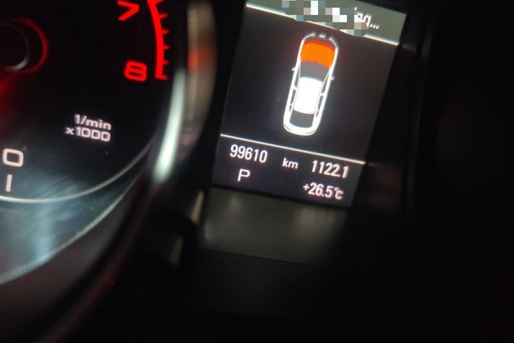 Used Audi A5 2014 Sportback 45 TFSI quattro Odometer Close Up