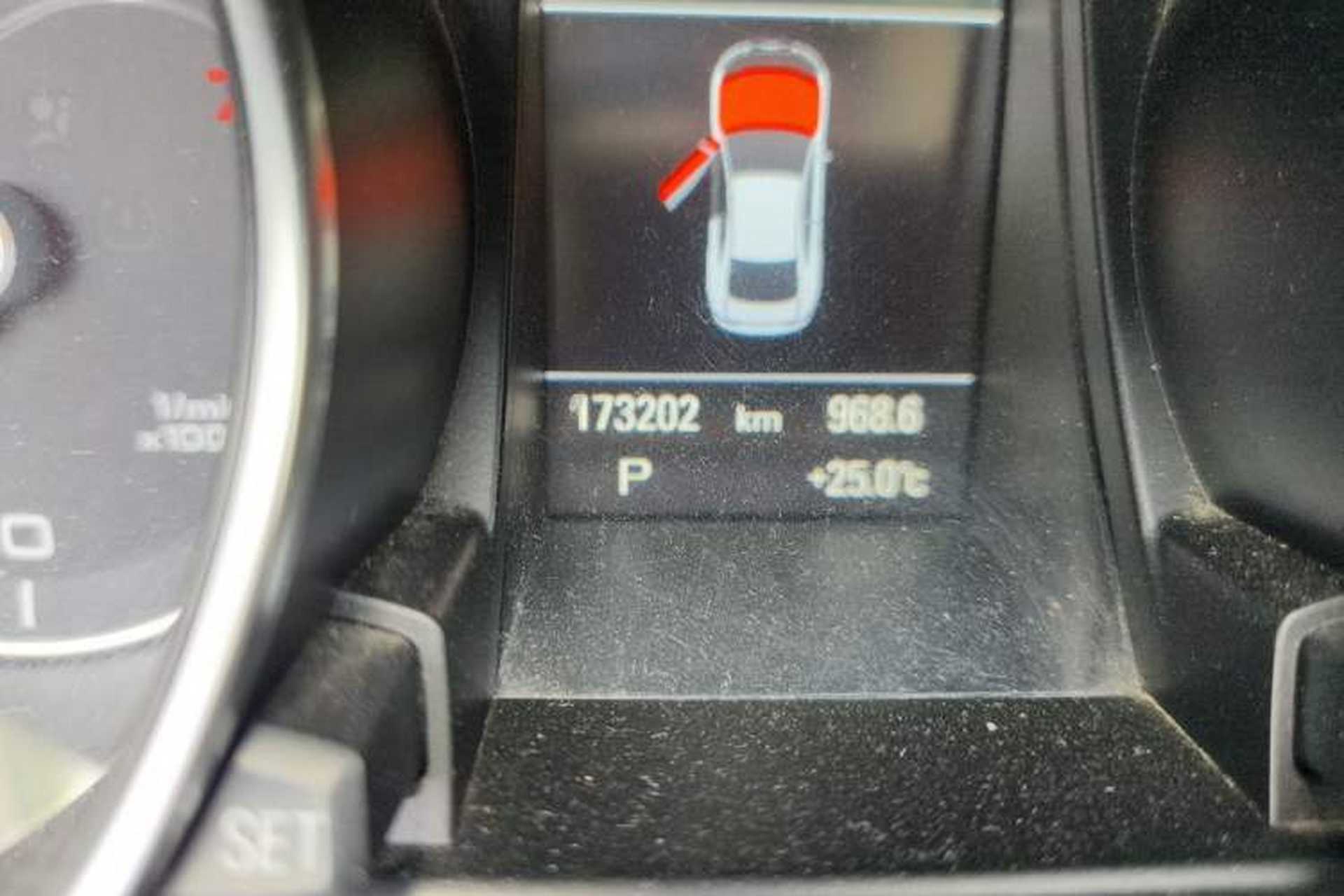 Used Audi A5 2014 Coupe 45 TFSI Odometer Close Up