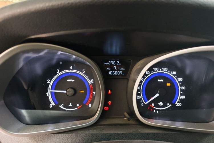 Used Audi A5  Odometer Close Up