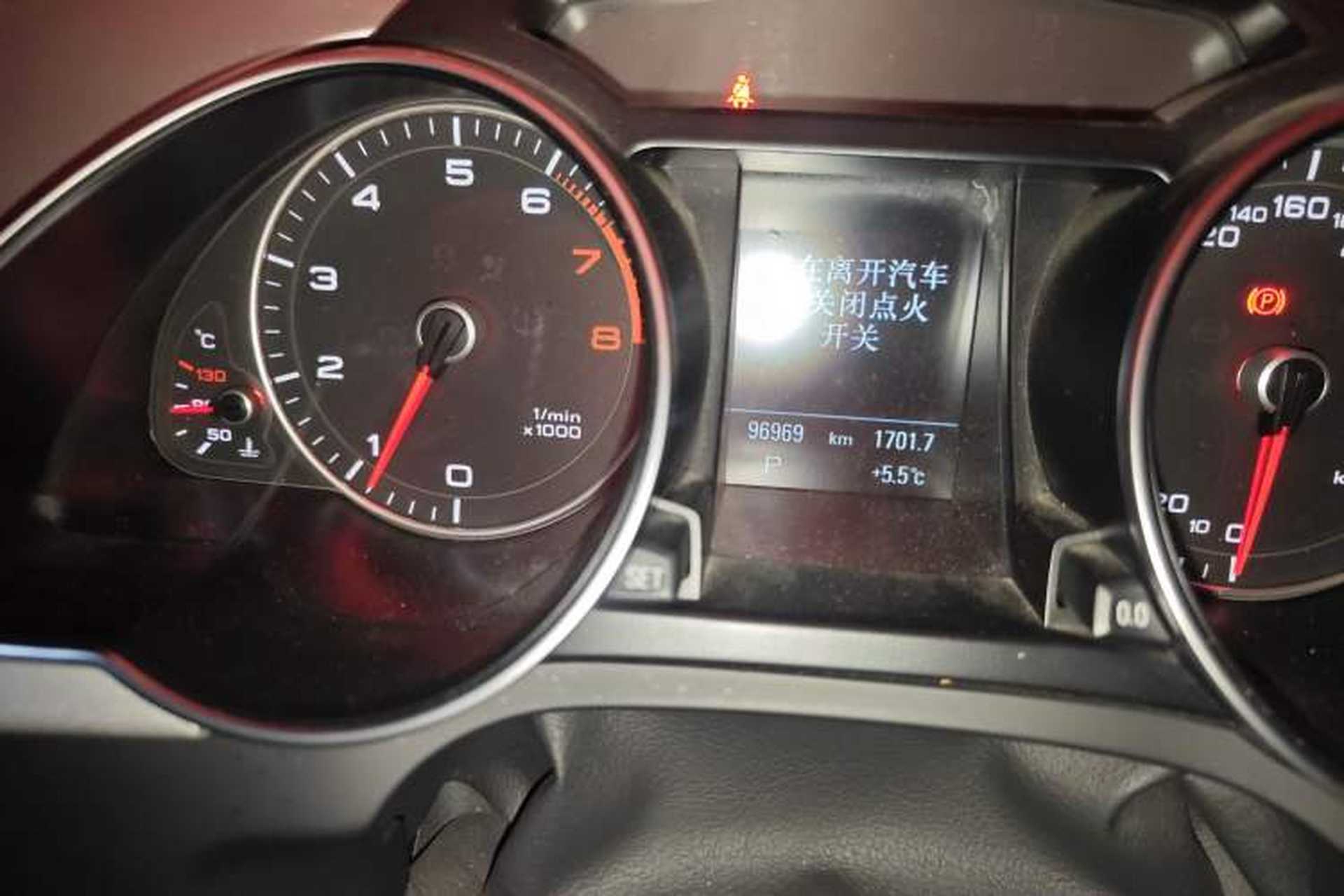 Used Audi A5 2016 Restyled Sportback 35 TFSI Ambition Edition Odometer Close Up