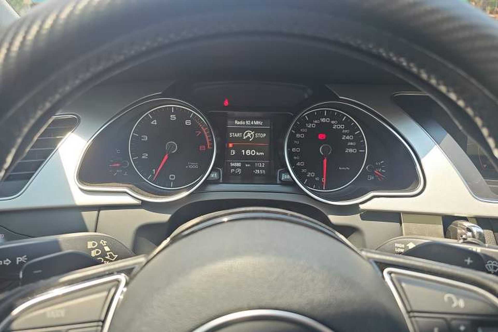 Used Audi A5 2016 Coupe 45 TFSI Ambition Edition Odometer Close Up