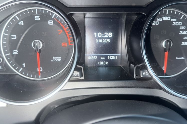 Used Audi A5 2016 Restyled Sportback 45 TFSI Comfort Version Odometer Close Up
