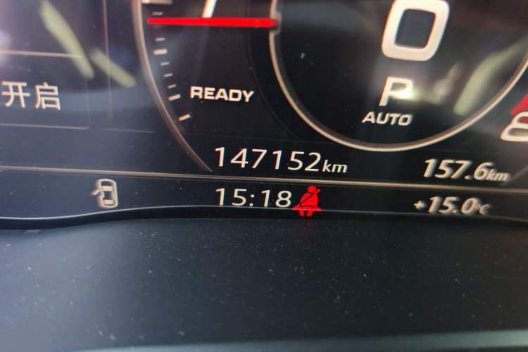 Used Audi A5 2017 Sportback 40 TFSI Fashion Model Odometer Close Up