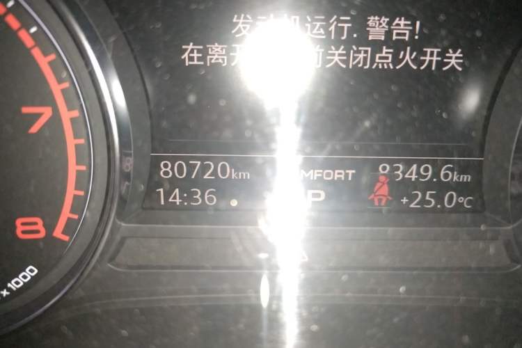 Used Audi A5 2017 Coupe 40 TFSI Fashion Model Odometer Close Up
